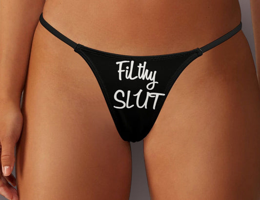 Filthy SLUT, slut clothing, cuckolding, hotwife panties, slut clothing, naughty  panties.