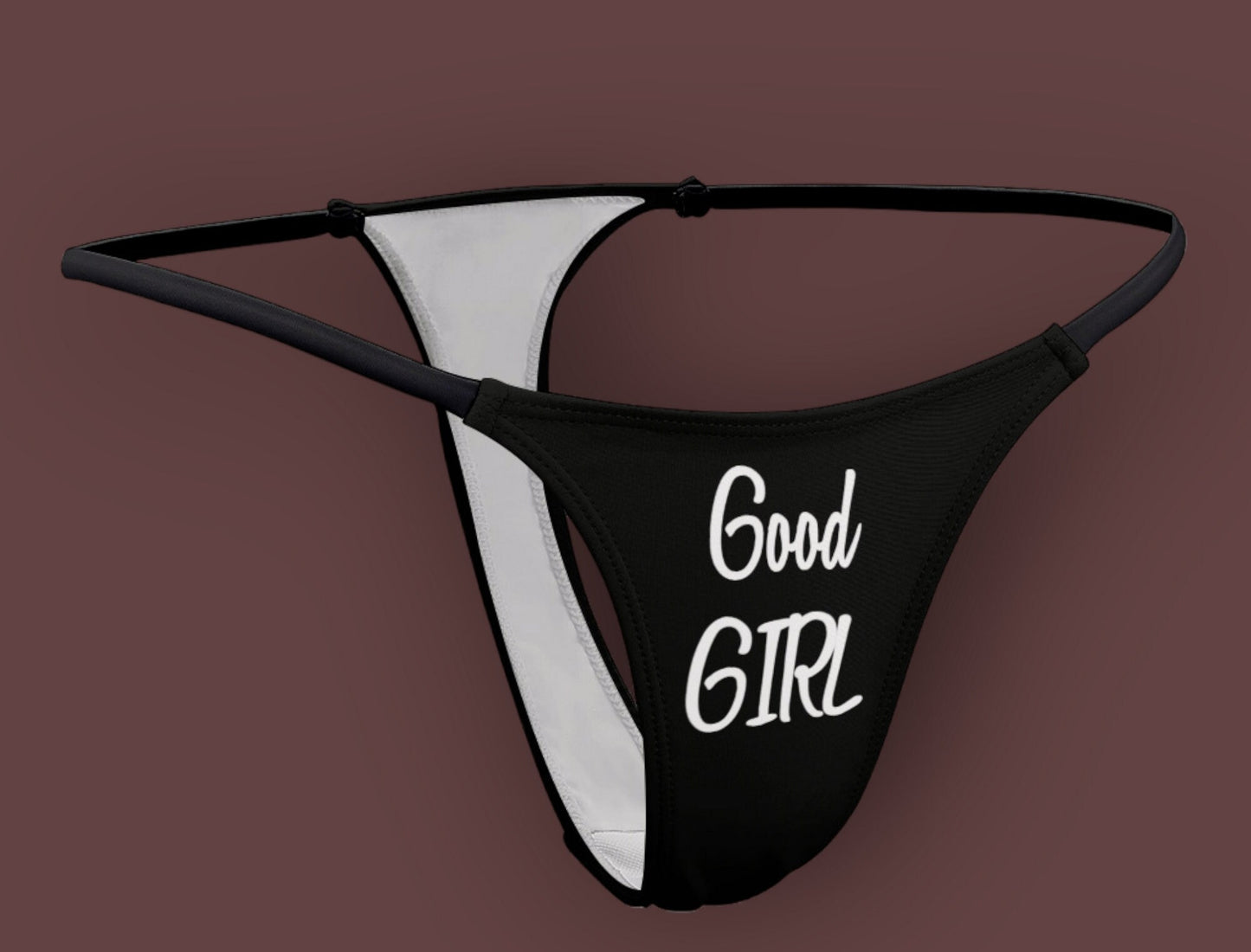 GOOD GIRL, slut clothing, cuckolding, hotwife panties, slut clothing, naughty  panties.