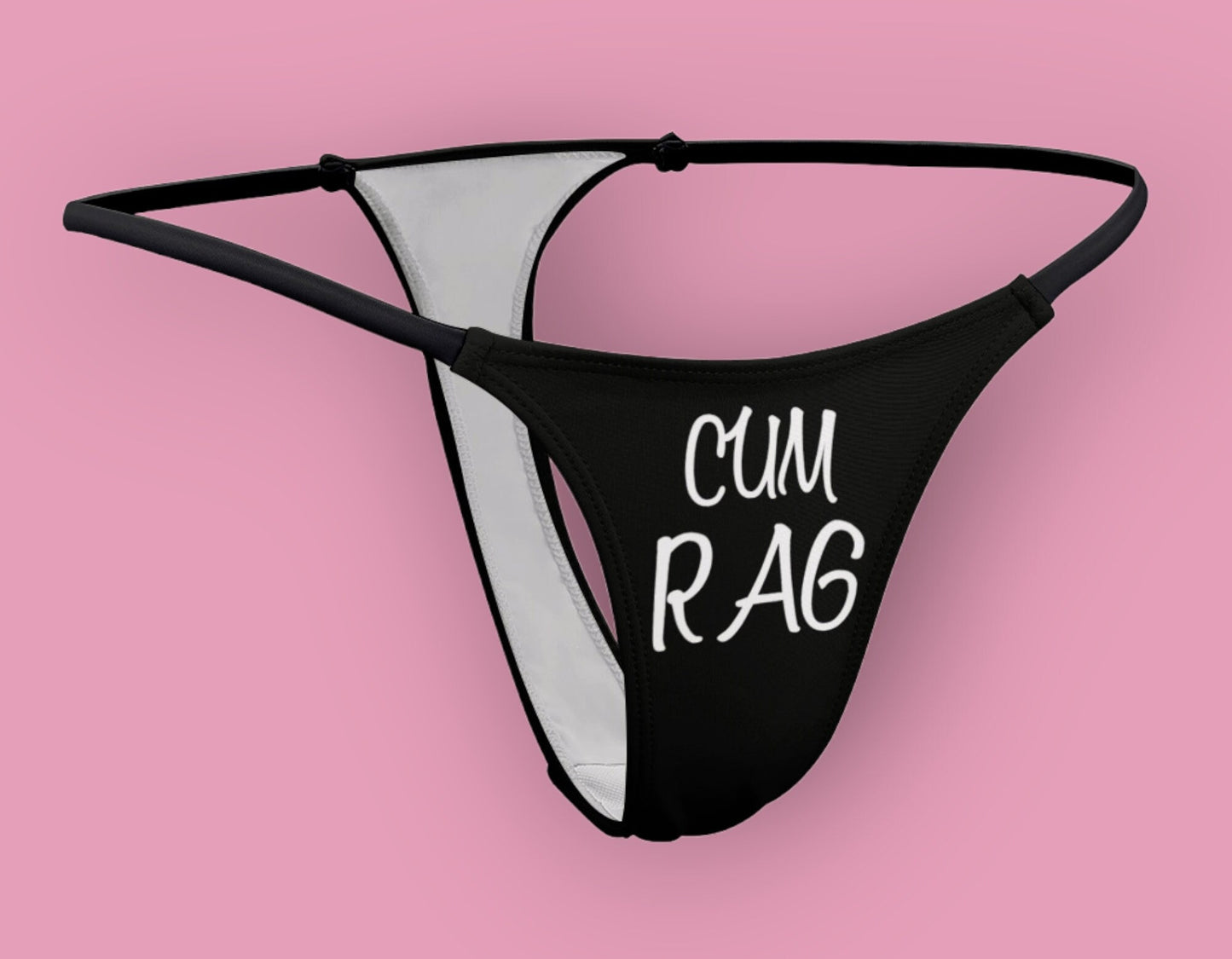 CUM RAG  slut clothing, cuckolding, hotwife panties, slut clothing, naughty  panties.