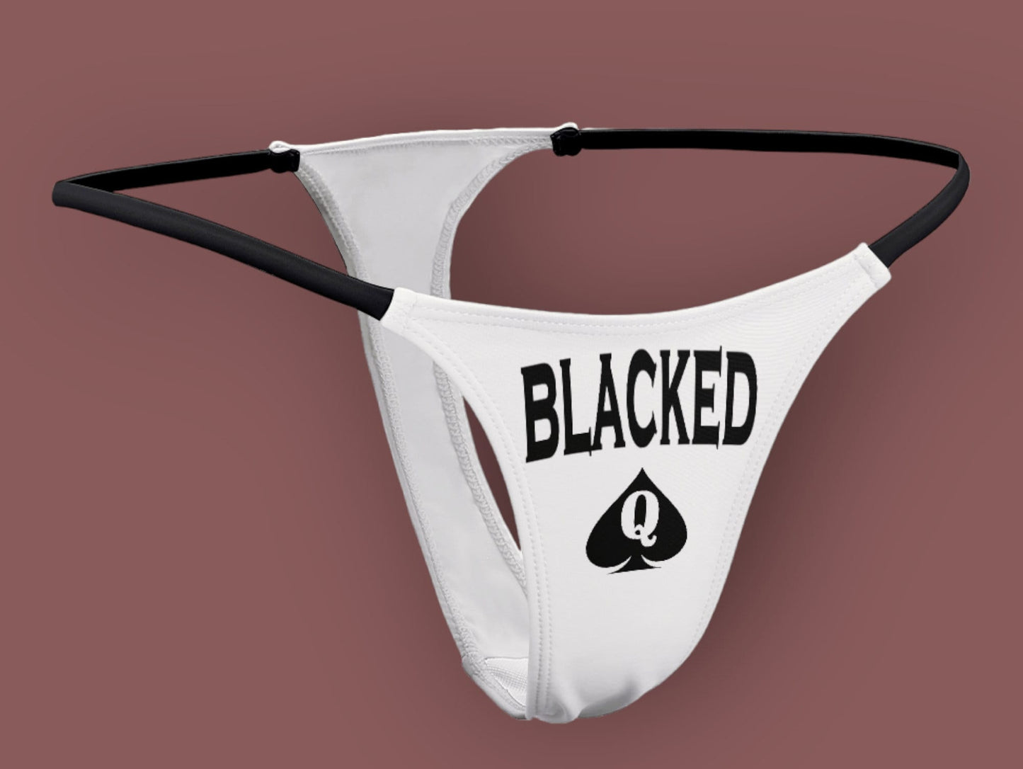 BLACKED  Thong, slut clothing, cuckolding, hotwife panties, slut clothing, naughty  panties?