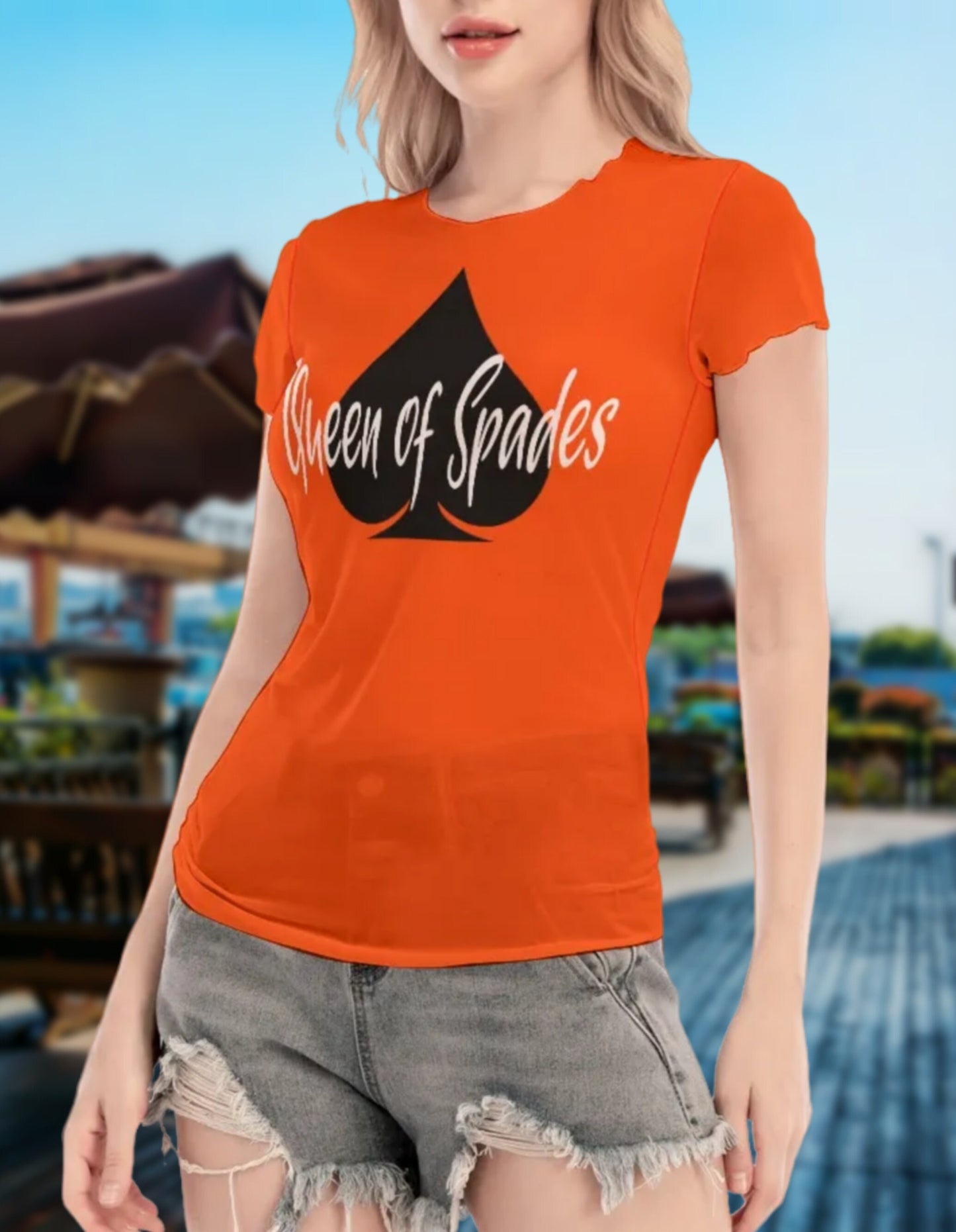 transparent tshirt QUEEN of SPADES, queen off spades tshirt, qos t-shirt,t-shirt bbc, Cuckold Womens t-shirt,, slut clothing