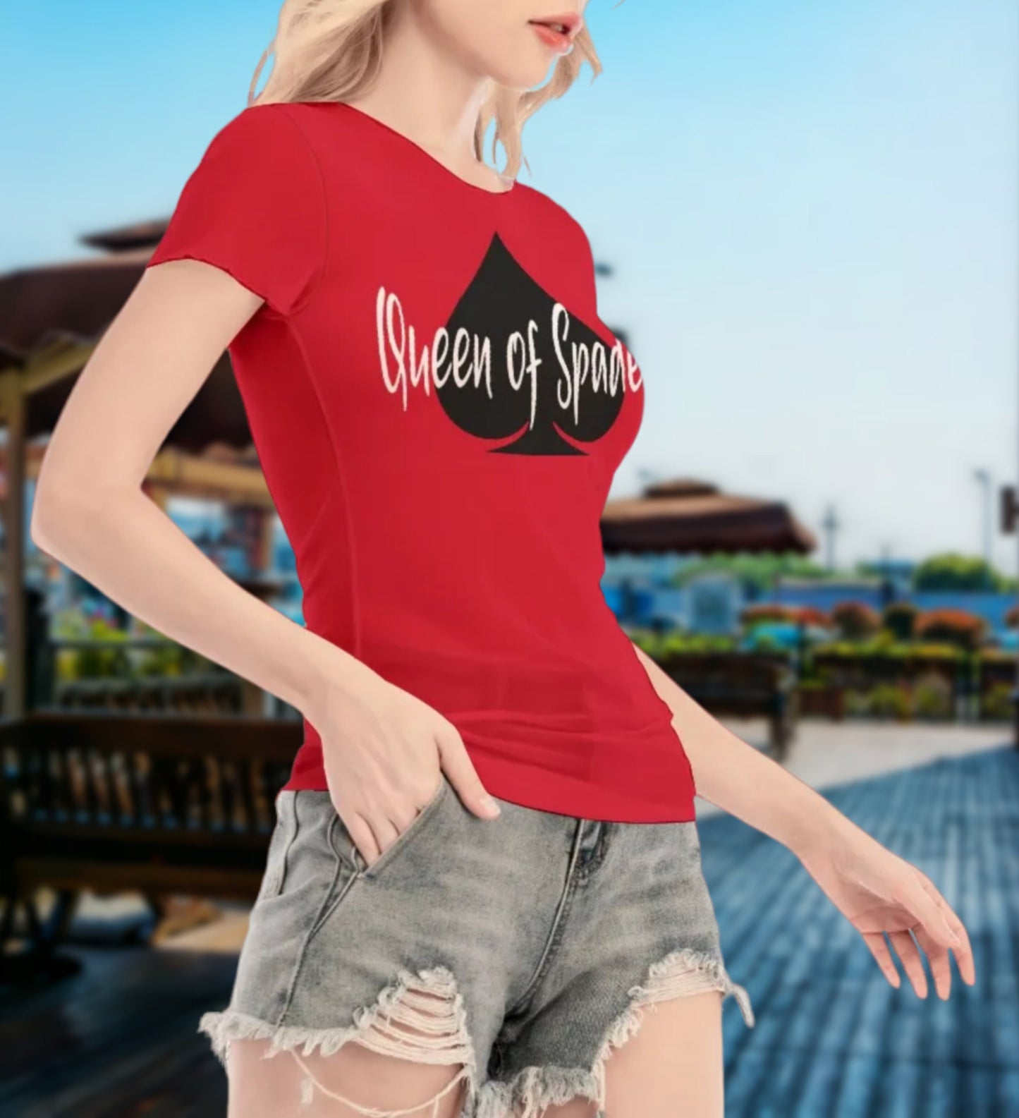 transparent tshirt QUEEN of SPADES, queen off spades tshirt, qos t-shirt,t-shirt bbc, Cuckold Womens t-shirt,, slut clothing