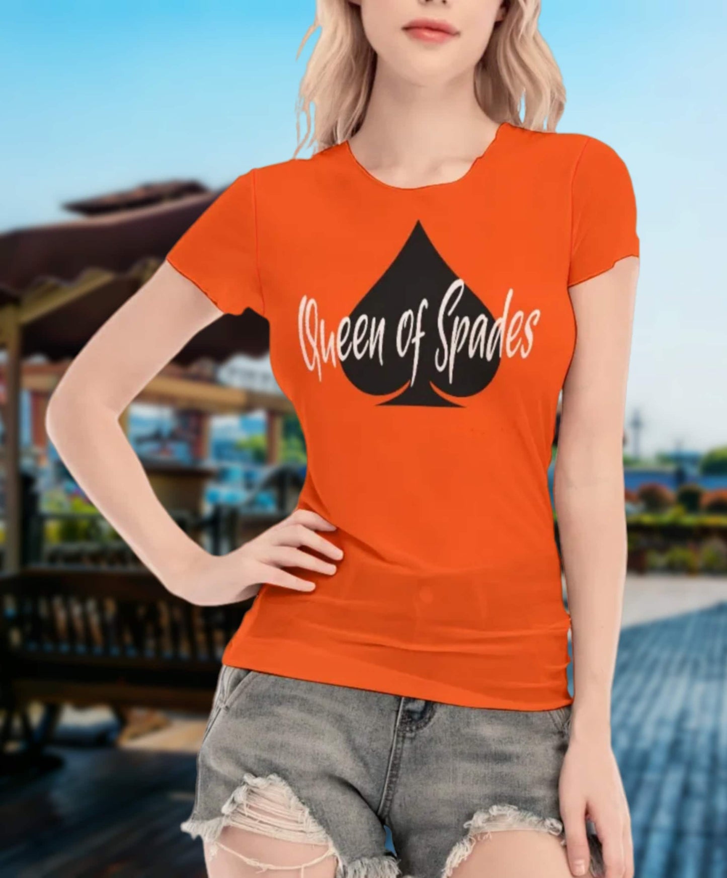 transparent tshirt QUEEN of SPADES, queen off spades tshirt, qos t-shirt,t-shirt bbc, Cuckold Womens t-shirt,, slut clothing