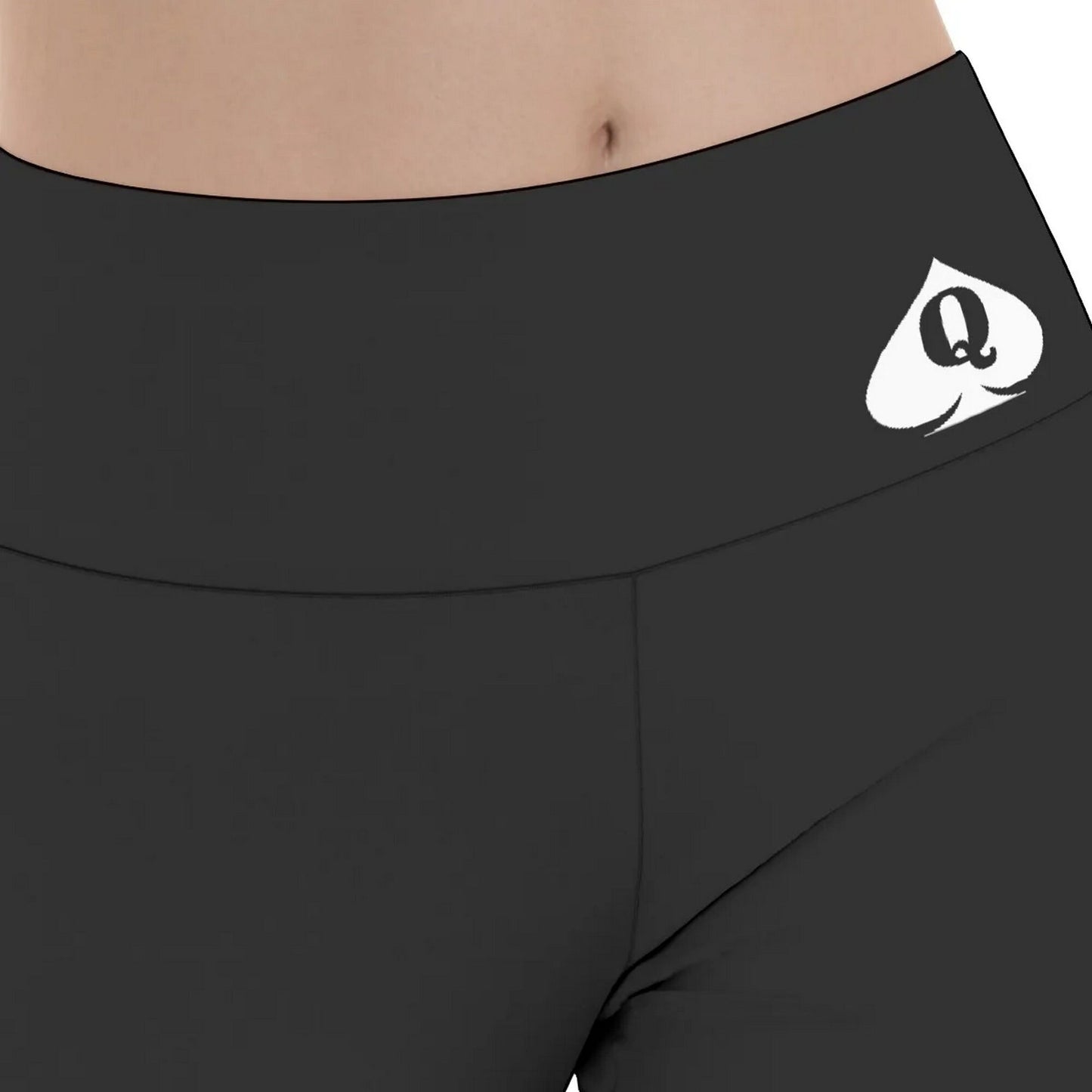 QUEEN OF SPADES  Flare Pants, legging, large size queen of spades, qos,queen of spades clothing, bbc slut,slut clothing,hotwife,qos clothing