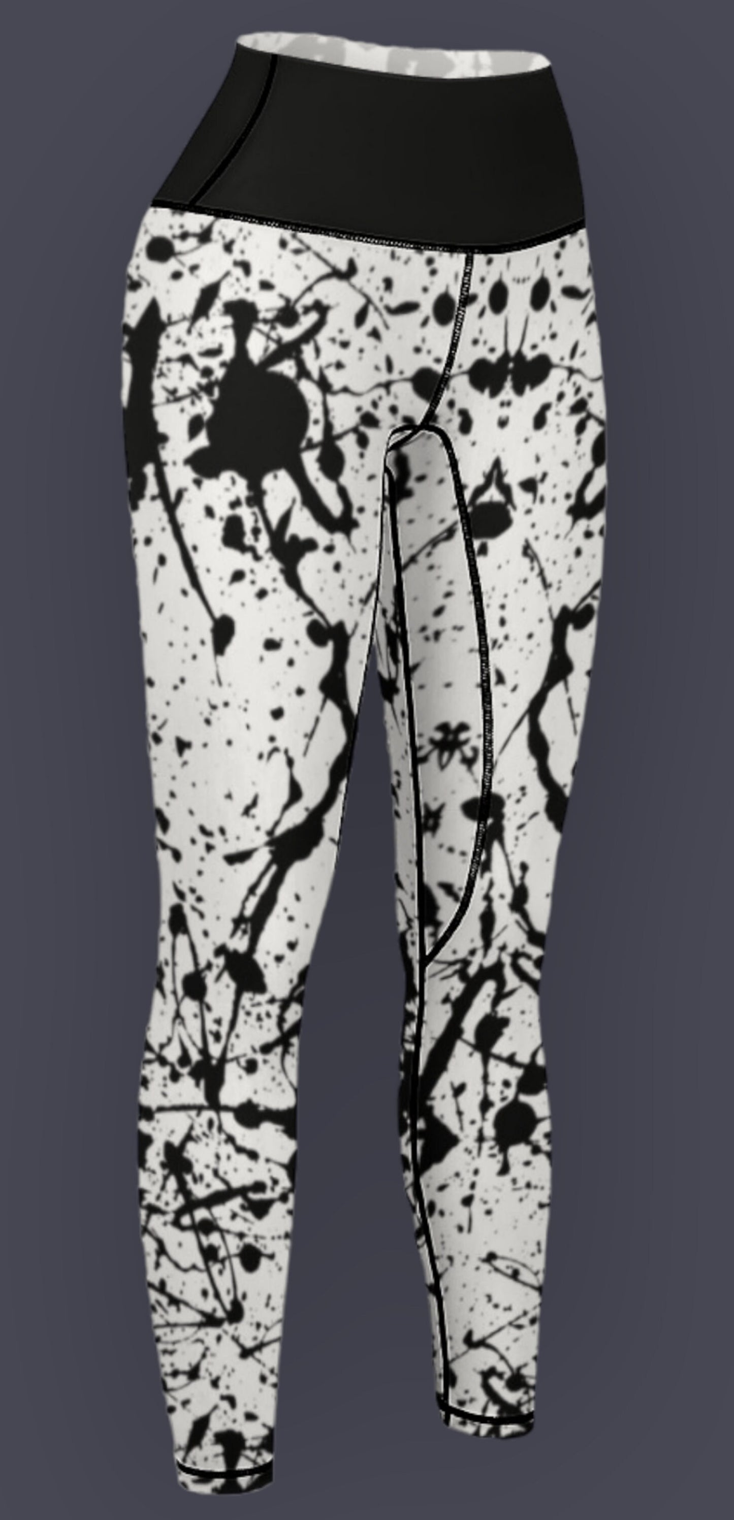 QUEEN OF SPADES Ink stain legging, queen of spades, queen of spades clothing, bbc slut, slut clothing, hotwife, qos clothing