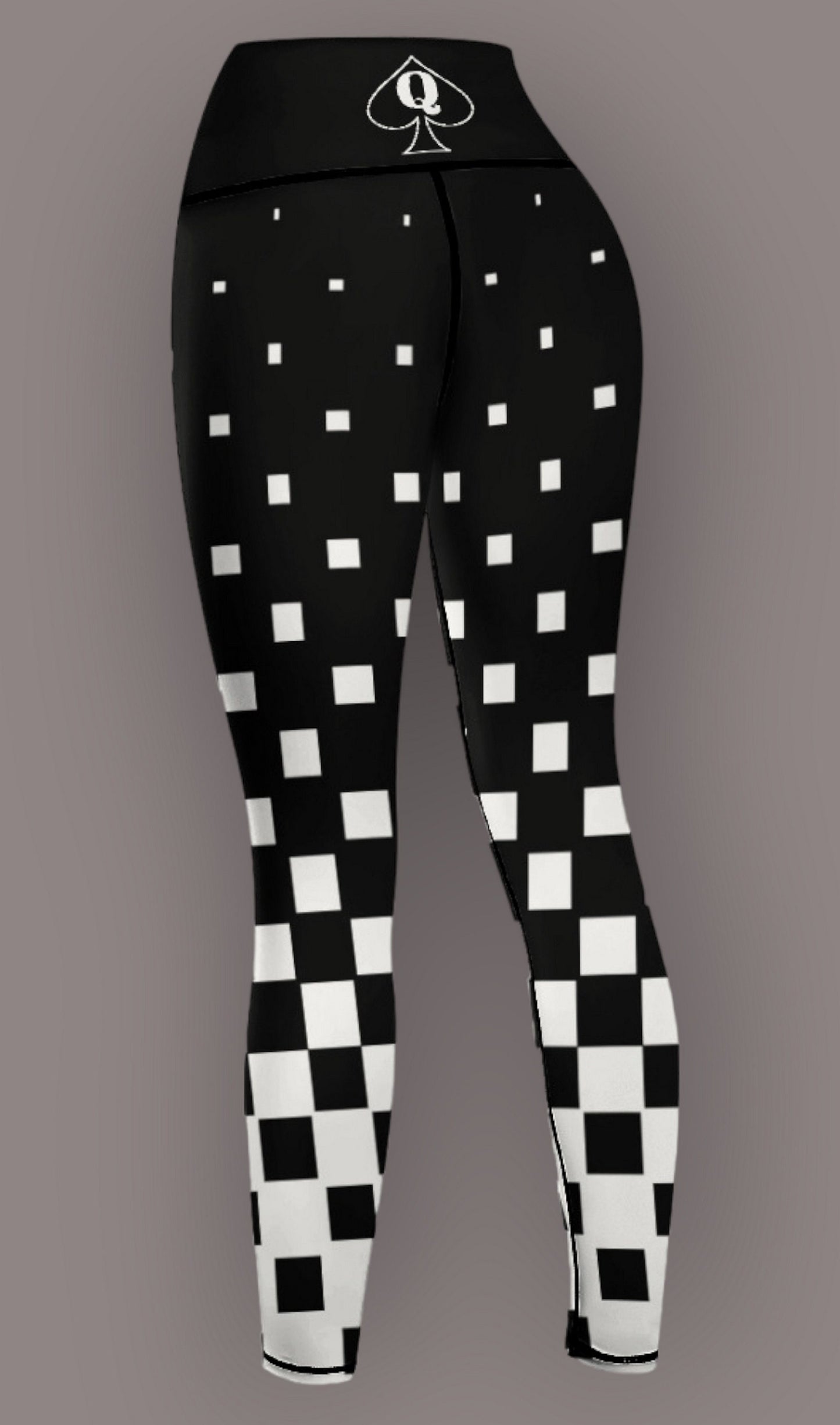 QUEEN OF SPADES cubes legging, queen of spades, qos, queen of spades clothing, bbc slut, slut clothing, hotwife, qos clothing