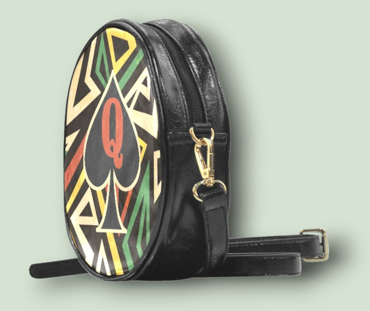 QUEEN OF SPADES African Tribal Handbag, slut clothing, cuckolding, hotwife bag, qos bag, queen of spadess clothing, queen of spades