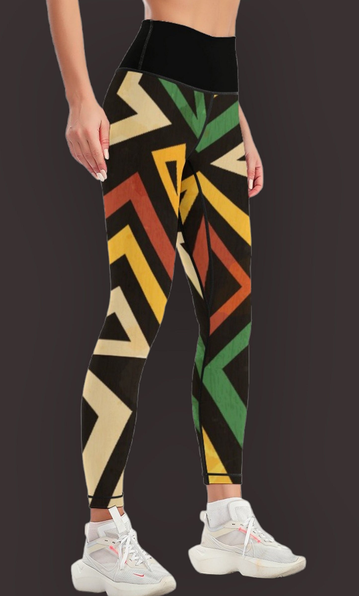 QUEEN OF SPADES African Tribal  legging, queen of spades, qos, queen of spades clothing, bbc slut, slut clothing, hotwife, qos clothing