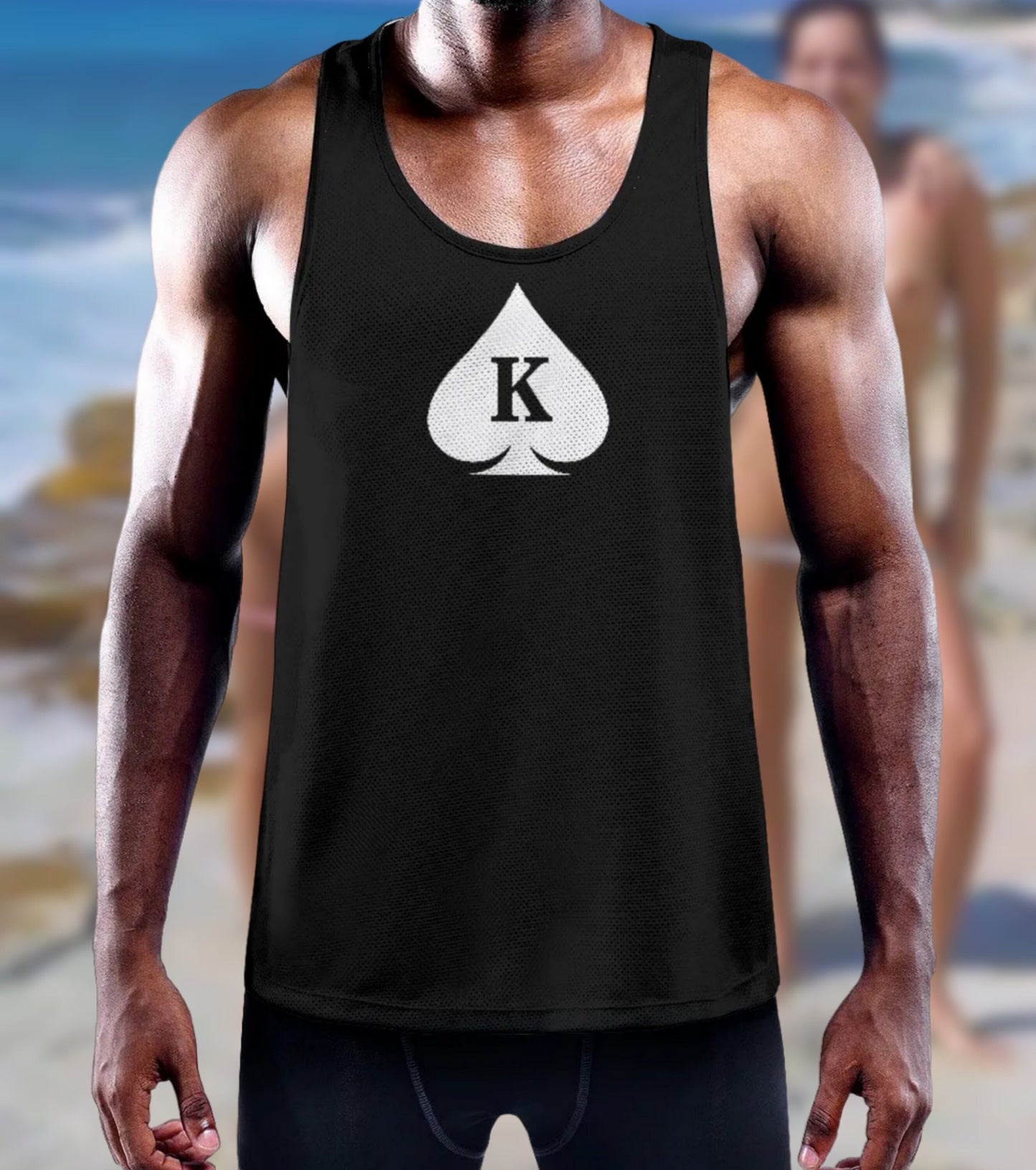 King of Spades Y-Back Muscle Tank – Athletic & Stylish Men's Top